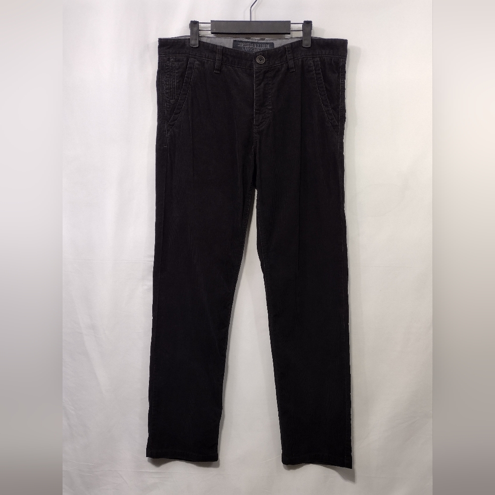 Esprit Handcrafted Corduroy Pants Mens 32x32 Brown Boho Retro 90s Y2K Minimalist